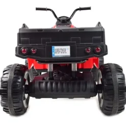 MEGA WIELKI QUAD 24 V, 2X100W, AMORTYZATORY, MIĘKKIE KOŁA, RADIO/0909-24V