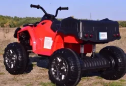 MEGA WIELKI QUAD 24 V, 2X100W, AMORTYZATORY, MIĘKKIE KOŁA, RADIO/0909-24V