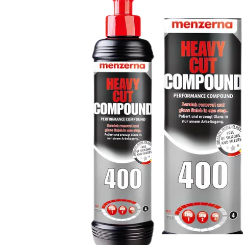 Menzerna HCC 400 Heavy Cut 250ml Mocno Tnąca Pasta Polerska Do Lakieru