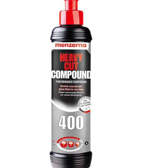 Menzerna HCC 400 Heavy Cut 250ml Mocno Tnąca Pasta Polerska Do Lakieru