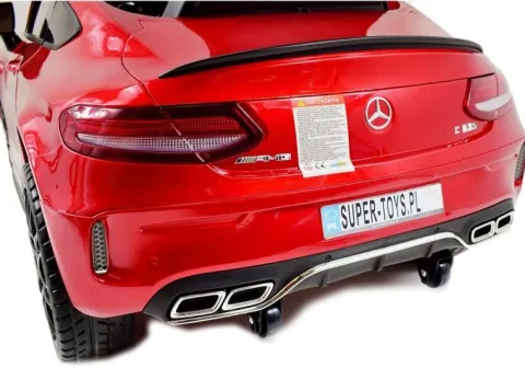 MERCEDES C 63 S COUPE, MIĘKKIE SIEDZENIE , MIEKKIE KOŁA, SYSTEM ESW, 5 PUNKTOWE PASY /QY-1588