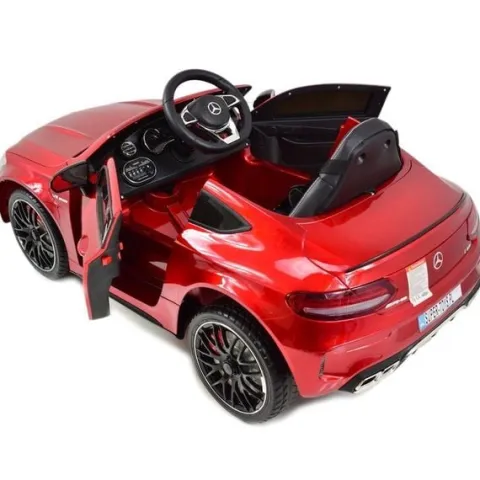 MERCEDES C 63 S COUPE, MIĘKKIE SIEDZENIE , MIEKKIE KOŁA, SYSTEM ESW, 5 PUNKTOWE PASY /QY-1588