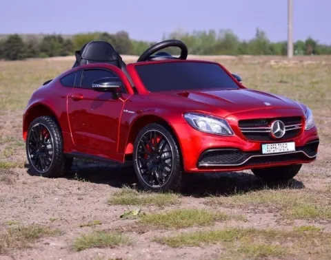 MERCEDES C 63 S COUPE, MIĘKKIE SIEDZENIE , MIEKKIE KOŁA, SYSTEM ESW, 5 PUNKTOWE PASY /QY-1588