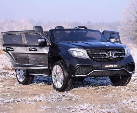 MERCEDES GLS 63, 4 SILNIKI, 2X12 V, MIĘKKIE KOŁA, MIĘKKIE SIEDZENIE DLA 2 DZIECI, LAKIER, KLIMATYZACJA/HL228