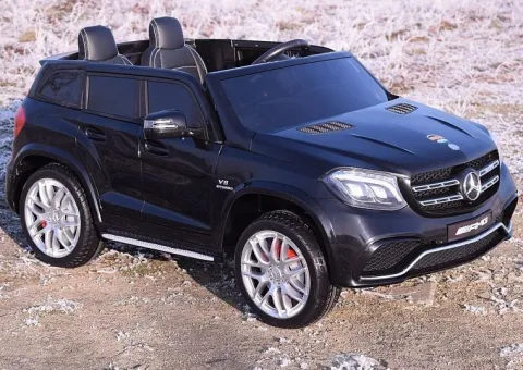 MERCEDES GLS 63, 4 SILNIKI, 2X12 V, MIĘKKIE KOŁA, MIĘKKIE SIEDZENIE DLA 2 DZIECI, LAKIER, KLIMATYZACJA/HL228