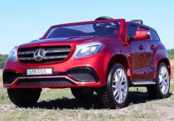 MERCEDES GLS 63, 4 SILNIKI, 2X12 V, MIĘKKIE KOŁA, MIĘKKIE SIEDZENIE DLA 2 DZIECI/HL228