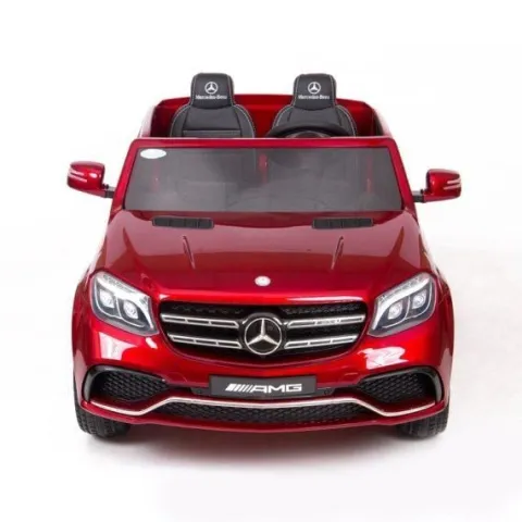 MERCEDES GLS 63, 4 SILNIKI, 2X12 V, MIĘKKIE KOŁA, MIĘKKIE SIEDZENIE DLA 2 DZIECI/HL228