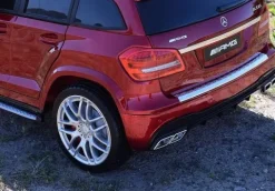 MERCEDES GLS 63, 4 SILNIKI, 2X12 V, MIĘKKIE KOŁA, MIĘKKIE SIEDZENIE DLA 2 DZIECI/HL228