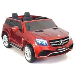 MERCEDES GLS 63, 4 SILNIKI, 2X12 V, MIĘKKIE KOŁA, MIĘKKIE SIEDZENIE DLA 2 DZIECI/HL228