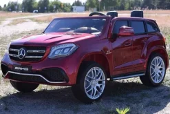 MERCEDES GLS 63, 4 SILNIKI, 2X12 V, MIĘKKIE KOŁA, MIĘKKIE SIEDZENIE DLA 2 DZIECI/HL228