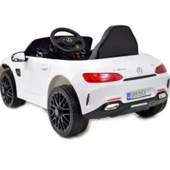 MERCEDES NA AKUMULATOR AMG GT, MIĘKKIE KOŁA EVA, MIĘKKIE SIEDZENIE/HL2588