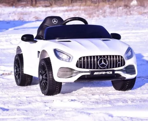 MERCEDES NA AKUMULATOR AMG GT, MIĘKKIE KOŁA EVA, MIĘKKIE SIEDZENIE/HL2588