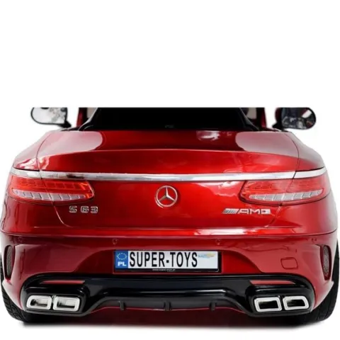 MERCEDES S63 AMG LICENCJA,LAKIER, MIĘKKIE KOŁA EVA FULL OPCJA/HL169