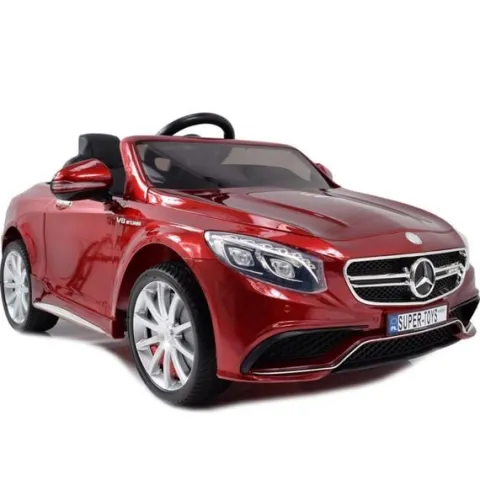 MERCEDES S63 AMG LICENCJA,LAKIER, MIĘKKIE KOŁA EVA FULL OPCJA/HL169