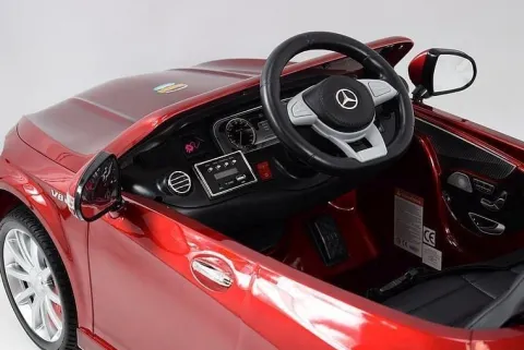 MERCEDES S63 AMG LICENCJA,LAKIER, MIĘKKIE KOŁA EVA FULL OPCJA/HL169