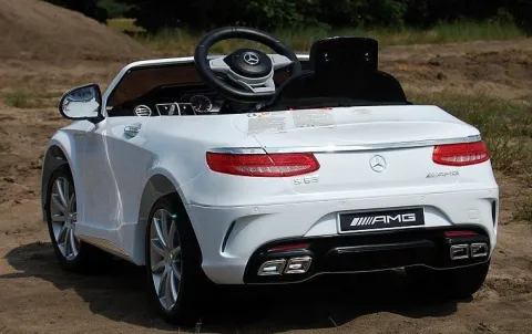 MERCEDES S63 AMG LICENCJA, MIĘKKIE KOŁA EVA FULL OPCJA/HL169
