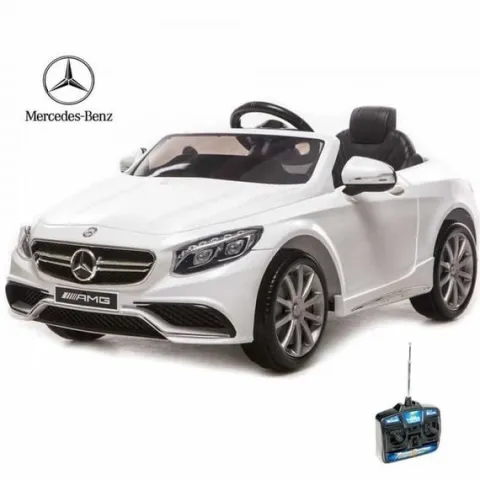 MERCEDES S63 AMG LICENCJA, MIĘKKIE KOŁA EVA FULL OPCJA/HL169