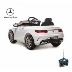 MERCEDES S63 AMG LICENCJA, MIĘKKIE KOŁA EVA FULL OPCJA/HL169
