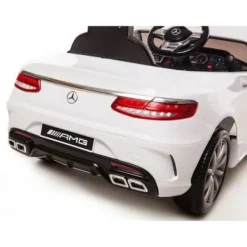 MERCEDES S63 AMG LICENCJA, MIĘKKIE KOŁA EVA FULL OPCJA/HL169