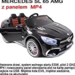 MERCEDES SL65 AMG PILOT, WOLNY START, WALIZKA DO AKUMULATORA , MP4 /XMX602