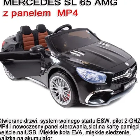 MERCEDES SL65 AMG PILOT, WOLNY START, WALIZKA DO AKUMULATORA , MP4 /XMX602