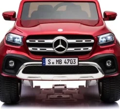 MERCEDES X LICENCJA, 4X4, 2x12V PANEL MP4, 5 PUNKTOWE PASY, MIĘKKIE KOŁA EVA, MIĘKKIE SIEDZENIE, LAKIER POLEROWANY, FULL OPCJA/