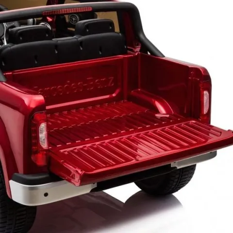 MERCEDES X LICENCJA, 4X4, 2x12V PANEL MP4, 5 PUNKTOWE PASY, MIĘKKIE KOŁA EVA, MIĘKKIE SIEDZENIE, LAKIER POLEROWANY, FULL OPCJA/