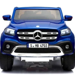 MERCEDES X LICENCJA, - 4X4 , 2x12V PANEL MP4, MIĘKKIE KOŁA EVA, MIĘKKIE SIEDZENIE, LAKIER POLEROWANY, FUNKCJA BUJANIA FULL OPC