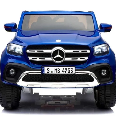 MERCEDES X LICENCJA, - 4X4 , 2x12V PANEL MP4, MIĘKKIE KOŁA EVA, MIĘKKIE SIEDZENIE, LAKIER POLEROWANY, FUNKCJA BUJANIA FULL OPC
