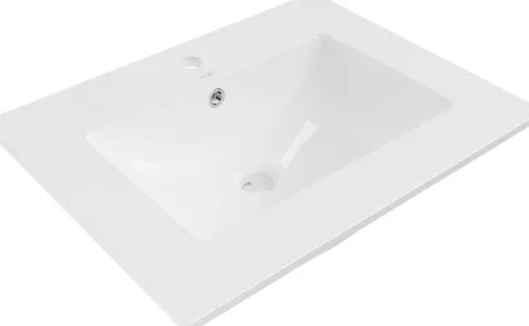 MEXEN ATENA 61 x 46 CM UMYWALKA WPUSZCZANA W BLAT MEBLOWA BIAŁA