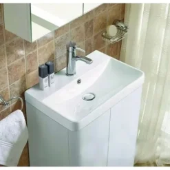 MEXEN DAGNA UMYWALKA WPUSZCZANA W BLAT 50x35 BIAŁA