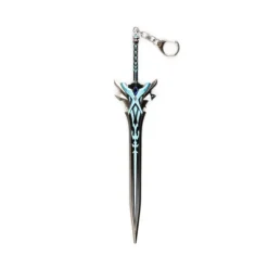 Miecz księżycowy | Metal | 20 cm | Brelok | Genshin Impact