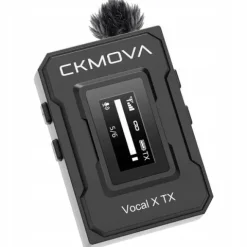 Mikrofon bezprzewodowy dwukanałowy krawatowy wbudowany akumulator 2.4 GHz