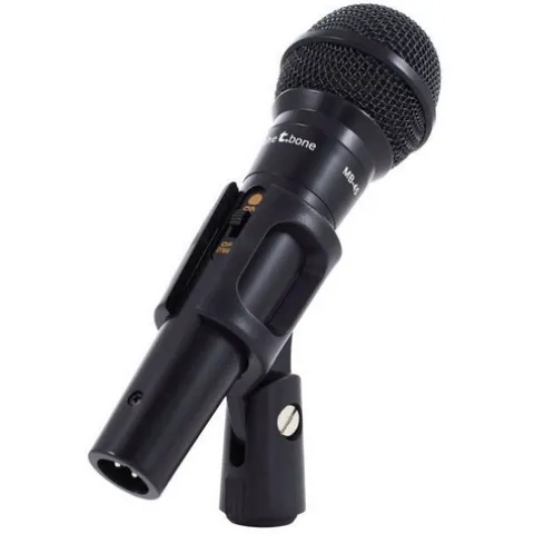 Mikrofon dynamiczny wokalny the t.bone MB 45II Włącznik Uchwyt Kabel ZESTAW