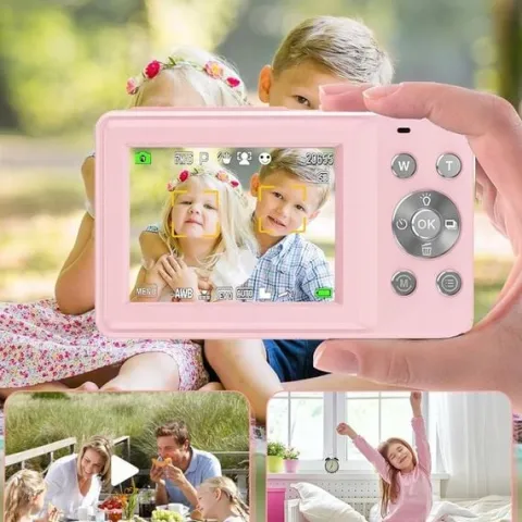 MINI APARAT CYFROWY HD 1080P 44MP BŁYSK WYPEŁNIAJĄCA DO VLOGOWANIA 16X ZOOM