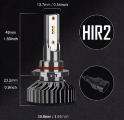 MINI ŻARÓWKI LED HIR2 XSTORM CPS1860 20000LM CAN IDEALNE ODCIĘCIE 9012