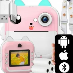 MINI DRUKARKA DRUKUŚ APARAT FOTOGRAFICZNY NATYCHMIASTOWY TERMICZNA + ROLKI
