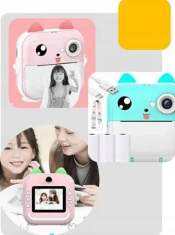 MINI DRUKARKA DRUKUŚ 2.0 APARAT NATYCHMIASTOWY TERMICZNA ZDJĘĆ + ROLKI