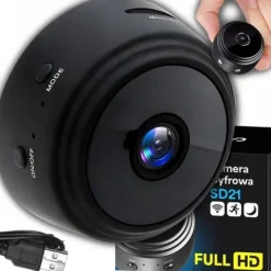 MINI KAMERA SZPIEGOWSKA UKRYTA DETEKCJA FULL HD WIFI RUCH KAMERKA MAŁA 1080