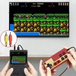 Mini Konsola RETRO Przenośna Prezent dla Dziecka Wyjście TV + PAD 400 GIER