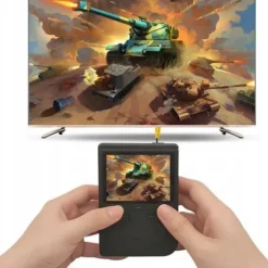 Mini Konsola RETRO Przenośna Prezent dla Dziecka Wyjście TV + PAD 400 GIER