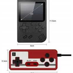 Mini Konsola RETRO Przenośna Prezent dla Dziecka Wyjście TV + PAD 400 GIER