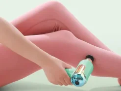 MINI PISTOLET DO MASAŻU MOCNY MASAŻER MASSAGE GUN PRZENOŚNY + 4 KOŃCÓWKI