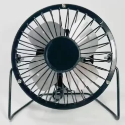 MINI WENTYLATOR MAŁY WIATRAK BIURKOWY WIATRACZEK STOJĄCY PRZENOŚNY CZARNY