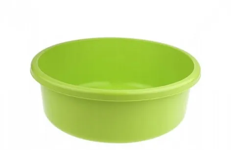 Miska okrągła kuchenna łazienkowa tworzywo VICKY 6,2 l 31 cm zielona jasna limonkowa