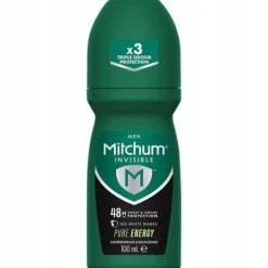 Mitchum Invisible 48HR Pure Energy RollOn Antyperspirant dla Mężczyzn 100ml