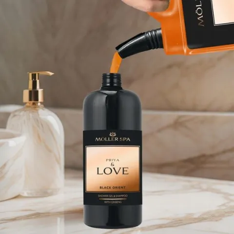 Möller PRIYA & LOVE SZAMPON I ŻEL POD PRYSZNIC ŻEŃ-SZEŃ 5L PRIJA PREMIUM