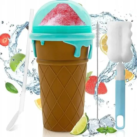 500ML SLUSHY KUBEK DO ROBIENIA LODÓW SORBETÓW SLUSHY GRANITY Duża Pojemność