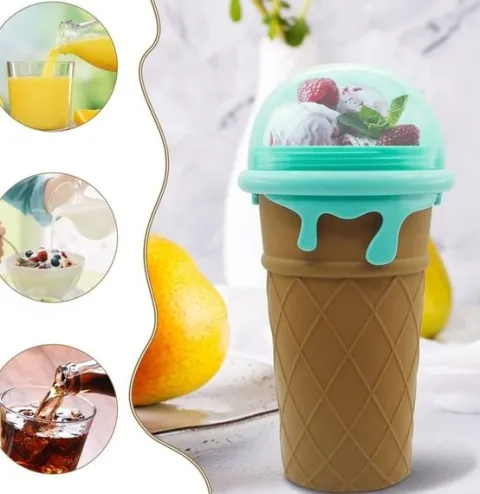 500ML SLUSHY KUBEK DO ROBIENIA LODÓW SORBETÓW SLUSHY GRANITY Duża Pojemność