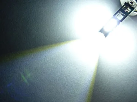 mocna żarówka LED H3 z soczewką 9x UHP dzienne DRL 12v 24v jakość